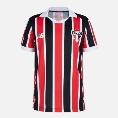 CAMISA NEW BALANCE SAO PAULO II TORCEDOR 2026/27 INFANTIL - Vermelho/preto