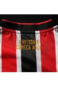 CAMISA NEW BALANCE SÃO PAULO OFICIAL II 2024/25 TORCEDOR MASCULINA - Vermelho/preto