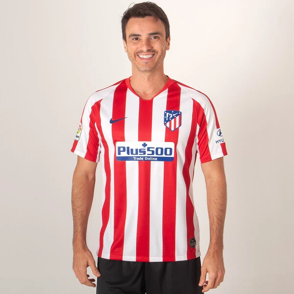 CAMISA NIKE ATLÉTICO DE MADRID OFICIAL 1 2019/20 SEM NÚMERO - Vermelho/branco CAMISA NIKE ATLÉTICO DE MADRID OFICIAL 1 2019/20 SEM NÚMERO - Vermelho/branco