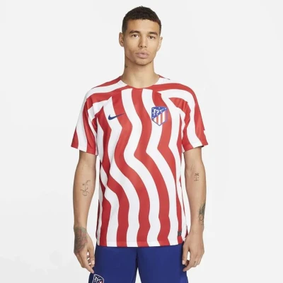 CAMISA NIKE ATLÉTICO DE MADRID OFICIAL I 2022/23 TORCEDOR - Vermelho/branco CAMISA NIKE ATLÉTICO DE MADRID OFICIAL I 2022/23 TORCEDOR - Vermelho/branco