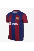 CAMISA NIKE BARCELONA I 2023/24 JOGADOR MASCULINA - Azul/bordo