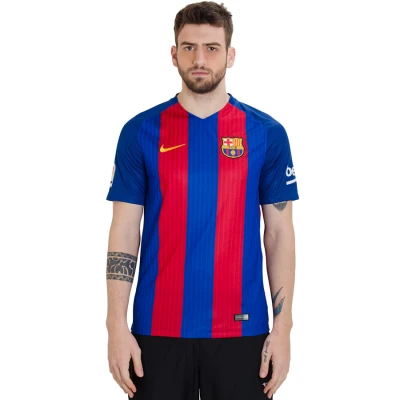 CAMISA NIKE BARCELONA OFICIAL 1 2016/17 SEM NÚMERO - Azul/vermelho CAMISA NIKE BARCELONA OFICIAL 1 2016/17 SEM NÚMERO - Azul/vermelho