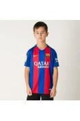 CAMISA NIKE BARCELONA OFICIAL 1 2016/17 SEM NÚMERO INFANTIL - Azul/vermelho CAMISA NIKE BARCELONA OFICIAL 1 2016/17 SEM NÚMERO INFANTIL - Azul/vermelho