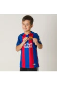 CAMISA NIKE BARCELONA OFICIAL 1 2016/17 SEM NÚMERO INFANTIL - Azul/vermelho CAMISA NIKE BARCELONA OFICIAL 1 2016/17 SEM NÚMERO INFANTIL - Azul/vermelho