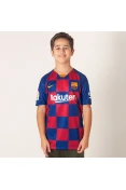 CAMISA NIKE BARCELONA OFICIAL 1 2019/20 SEM NÚMERO INFANTIL - Marinho/bordo CAMISA NIKE BARCELONA OFICIAL 1 2019/20 SEM NÚMERO INFANTIL - Marinho/bordo