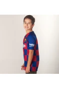 CAMISA NIKE BARCELONA OFICIAL 1 2019/20 SEM NÚMERO INFANTIL - Marinho/bordo CAMISA NIKE BARCELONA OFICIAL 1 2019/20 SEM NÚMERO INFANTIL - Marinho/bordo