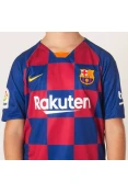CAMISA NIKE BARCELONA OFICIAL 1 2019/20 SEM NÚMERO INFANTIL - Marinho/bordo CAMISA NIKE BARCELONA OFICIAL 1 2019/20 SEM NÚMERO INFANTIL - Marinho/bordo