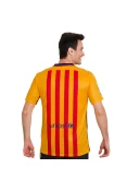 CAMISA NIKE BARCELONA OFICIAL 2 2015/16 SEM NÚMERO - Amarelo/marinho