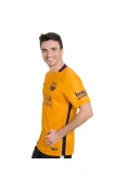 CAMISA NIKE BARCELONA OFICIAL 2 2015/16 SEM NÚMERO - Amarelo/marinho