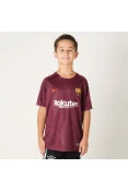 CAMISA NIKE BARCELONA OFICIAL 3 2017/18 SEM NÚMERO INFANTIL - Bordo CAMISA NIKE BARCELONA OFICIAL 3 2017/18 SEM NÚMERO INFANTIL - Bordo