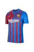 CAMISA NIKE BARCELONA OFICIAL I 2021/22 TORCEDOR PRO MASCULINA - Bordo/azul CAMISA NIKE BARCELONA OFICIAL I 2021/22 TORCEDOR PRO MASCULINA - Bordo/azul