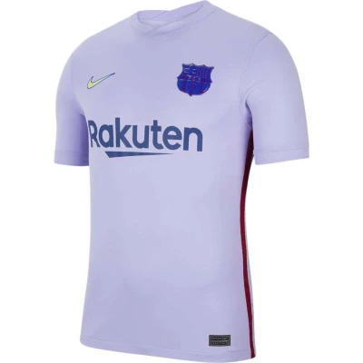 CAMISA NIKE BARCELONA OFICIAL II 2021/22 TORCEDOR MASCULINA - Lilas CAMISA NIKE BARCELONA OFICIAL II 2021/22 TORCEDOR MASCULINA - Lilas