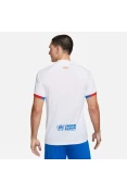 CAMISA NIKE BARCELONA OFICIAL II 2023/24 TORCEDOR PRO MASCULINA - Branco