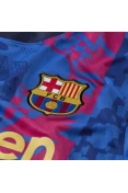 CAMISA NIKE BARCELONA OFICIAL III 2021/22 TORCEDOR - Azul/pink CAMISA NIKE BARCELONA OFICIAL III 2021/22 TORCEDOR - Azul/pink