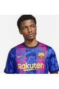 CAMISA NIKE BARCELONA OFICIAL III 2021/22 TORCEDOR - Azul/pink CAMISA NIKE BARCELONA OFICIAL III 2021/22 TORCEDOR - Azul/pink