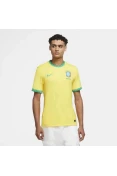 CAMISA NIKE BRASIL I 2020/21 TORCEDOR PRO MASCULINA - Amarelo CAMISA NIKE BRASIL I 2020/21 TORCEDOR PRO MASCULINA - Amarelo
