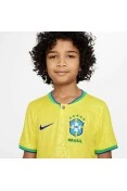CAMISA NIKE BRASIL I 2022/23 TORCEDOR PRO INFANTIL - Amarelo CAMISA NIKE BRASIL I 2022/23 TORCEDOR PRO INFANTIL - Amarelo