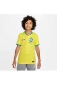 CAMISA NIKE BRASIL I 2022/23 TORCEDOR PRO INFANTIL - Amarelo CAMISA NIKE BRASIL I 2022/23 TORCEDOR PRO INFANTIL - Amarelo