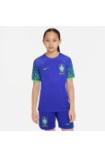 CAMISA NIKE BRASIL OF II 2022/23 INFANTIL TORCEDOR PRO - Azul
