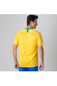 CAMISA NIKE BRASIL OFICIAL 1 2018 SEM NÚMERO - Amarelo CAMISA NIKE BRASIL OFICIAL 1 2018 SEM NÚMERO - Amarelo