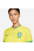 CAMISA NIKE BRASIL OFICIAL I 2022/23 TORCEDORA PRO FEMININA - Amarelo