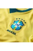 CAMISA NIKE BRASIL TORCEDOR I 2026/27 INFANTIL - Amarelo/verde