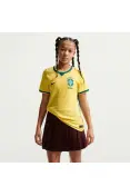 CAMISA NIKE BRASIL TORCEDOR I 2026/27 INFANTIL - Amarelo/verde