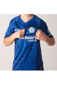 CAMISA NIKE CHELSEA OFICIAL 1 2019/20 SEM NÚMERO INFANTIL - Azul CAMISA NIKE CHELSEA OFICIAL 1 2019/20 SEM NÚMERO INFANTIL - Azul