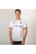CAMISA NIKE CHELSEA OFICIAL 2 2019/20 SEM NÚMERO - Branco CAMISA NIKE CHELSEA OFICIAL 2 2019/20 SEM NÚMERO - Branco