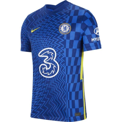 CAMISA NIKE CHELSEA OFICIAL I 2021/22 TORCEDOR PRO MASCULINA - Azul/amarelo CAMISA NIKE CHELSEA OFICIAL I 2021/22 TORCEDOR PRO MASCULINA - Azul/amarelo