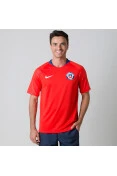 CAMISA NIKE CHILE OFICIAL 1 2018 SEM NÚMERO - Vermelho CAMISA NIKE CHILE OFICIAL 1 2018 SEM NÚMERO - Vermelho