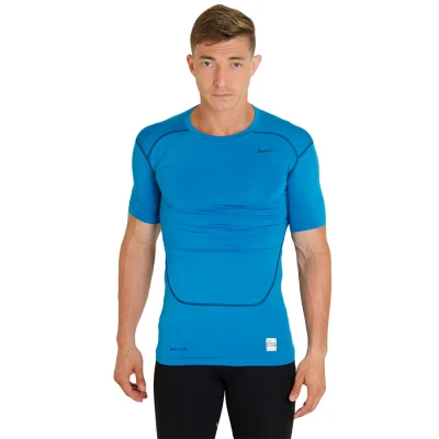 CAMISA NIKE CORE COMPRESSION SS TOP 2.0 MASCULINA - Azul