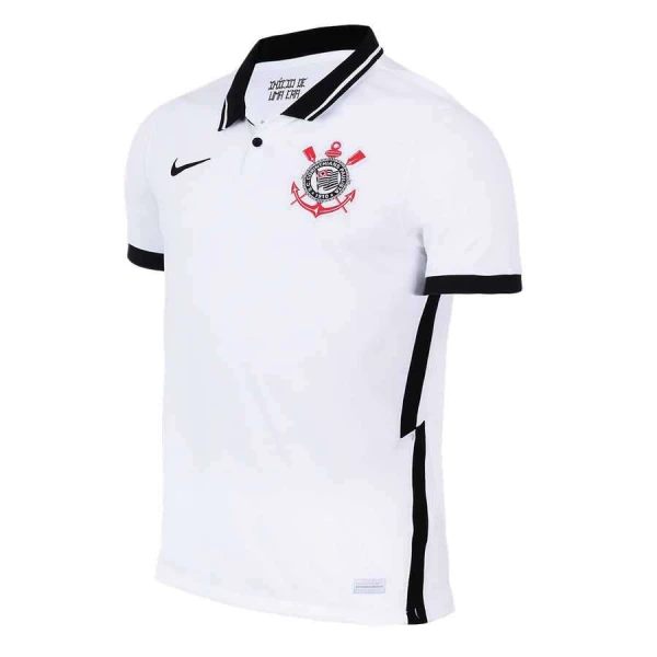 CAMISA NIKE CORINTHIANS I 2020/21 TORCEDOR PRO MASCULINA - Branco/preto