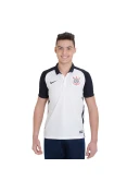 CAMISA NIKE CORINTHIANS OFICIAL 1 2015 SEM NÚMERO INFANTIL - Branco/preto