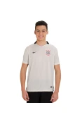 CAMISA NIKE CORINTHIANS OFICIAL 1 2016/17 SEM NÚMERO INFANTIL - Branco/preto