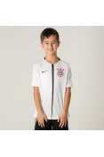 CAMISA NIKE CORINTHIANS OFICIAL 1 2017 SEM NÚMERO INFANTIL - Branco/preto CAMISA NIKE CORINTHIANS OFICIAL 1 2017 SEM NÚMERO INFANTIL - Branco/preto