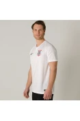 CAMISA NIKE CORINTHIANS OFICIAL 1 2018/19 SEM NÚMERO TORCEDOR - Branco CAMISA NIKE CORINTHIANS OFICIAL 1 2018/19 SEM NÚMERO TORCEDOR - Branco