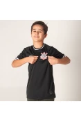 CAMISA NIKE CORINTHIANS OFICIAL 2 2019/20 SEM NÚMERO INFANTIL - Preto CAMISA NIKE CORINTHIANS OFICIAL 2 2019/20 SEM NÚMERO INFANTIL - Preto