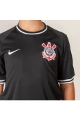 CAMISA NIKE CORINTHIANS OFICIAL 2 2019/20 SEM NÚMERO INFANTIL - Preto CAMISA NIKE CORINTHIANS OFICIAL 2 2019/20 SEM NÚMERO INFANTIL - Preto