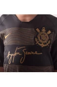 CAMISA NIKE CORINTHIANS OFICIAL 3 2018/19 INFANTIL AYRTON SENNA - Preto/dourado CAMISA NIKE CORINTHIANS OFICIAL 3 2018/19 INFANTIL AYRTON SENNA - Preto/dourado