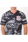 CAMISA NIKE CORINTHIANS OFICIAL 3 2019 INVASÕES TORCEDOR PRO SEM NÚMERO - Preto/branco CAMISA NIKE CORINTHIANS OFICIAL 3 2019 INVASÕES TORCEDOR PRO SEM NÚMERO - Preto/branco