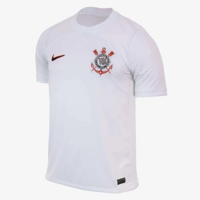 CAMISA NIKE CORINTHIANS OFICIAL I 2023/24 TORCEDOR PRO MASCULINA - Branco
