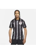 CAMISA NIKE CORINTHIANS OFICIAL II 2021/22 TORCEDOR PRO MASCULINA - Preto/branco