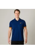 CAMISA NIKE COURT DRY TENNIS POLO MASCULINA - Marinho/laranja