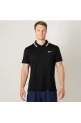 CAMISA NIKE COURT TENNIS POLO MASCULINA - Preto/branco