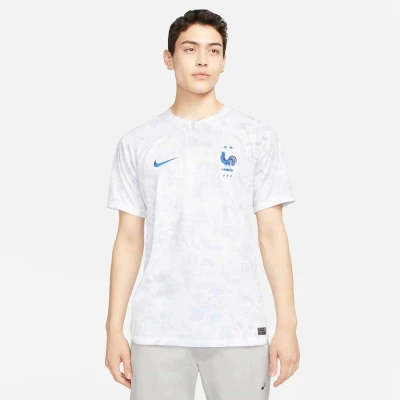 CAMISA NIKE FRANÇA OFICIAL II 2022/23 TORCEDOR PRO - Branco CAMISA NIKE FRANÇA OFICIAL II 2022/23 TORCEDOR PRO - Branco