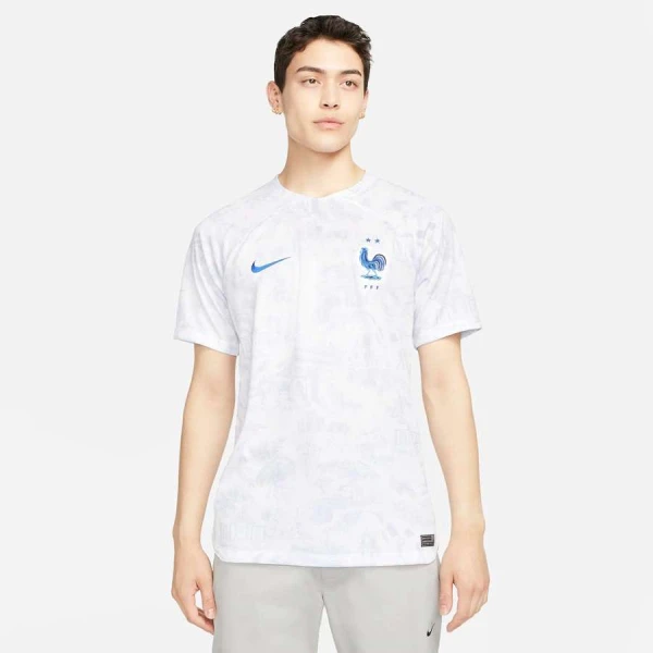 CAMISA NIKE FRANÇA OFICIAL II 2022/23 TORCEDOR PRO - Branco CAMISA NIKE FRANÇA OFICIAL II 2022/23 TORCEDOR PRO - Branco