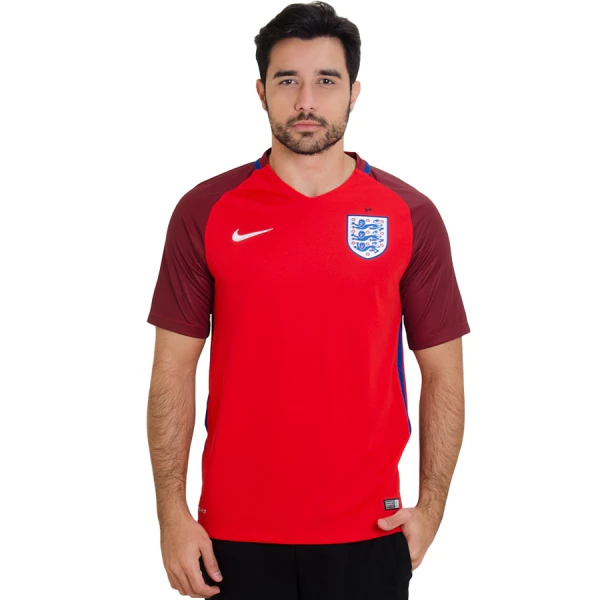 CAMISA NIKE INGLATERRA OFICIAL 2 2016 SEM NÚMERO - Vermelho/azul CAMISA NIKE INGLATERRA OFICIAL 2 2016 SEM NÚMERO - Vermelho/azul
