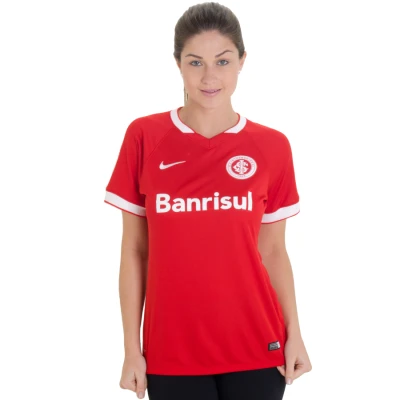 CAMISA NIKE INTERNACIONAL OFICIAL 1 2014 SEM NÚMERO FEMININA - Vermelho/branco CAMISA NIKE INTERNACIONAL OFICIAL 1 2014 SEM NÚMERO FEMININA - Vermelho/branco