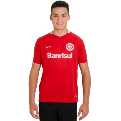 CAMISA NIKE INTERNACIONAL OFICIAL 1 2016/17 INFANTIL - Vermelho/branco CAMISA NIKE INTERNACIONAL OFICIAL 1 2016/17 INFANTIL - Vermelho/branco